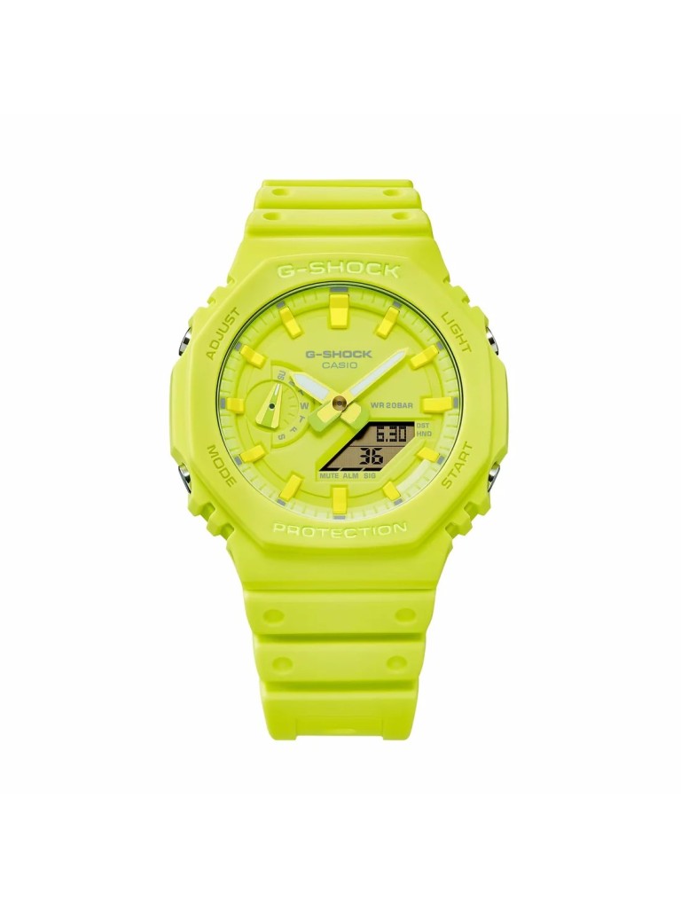 Orologio Casio G-Shock Giallo Monocromo GA-2100-9A9ER