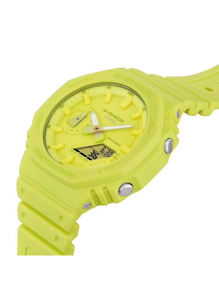 Orologio Casio G-Shock Giallo Monocromo GA-2100-9A9ER