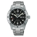 Orologio Seiko 5 Sports Field Watch Nero Ghiera Girevole HDB006K1