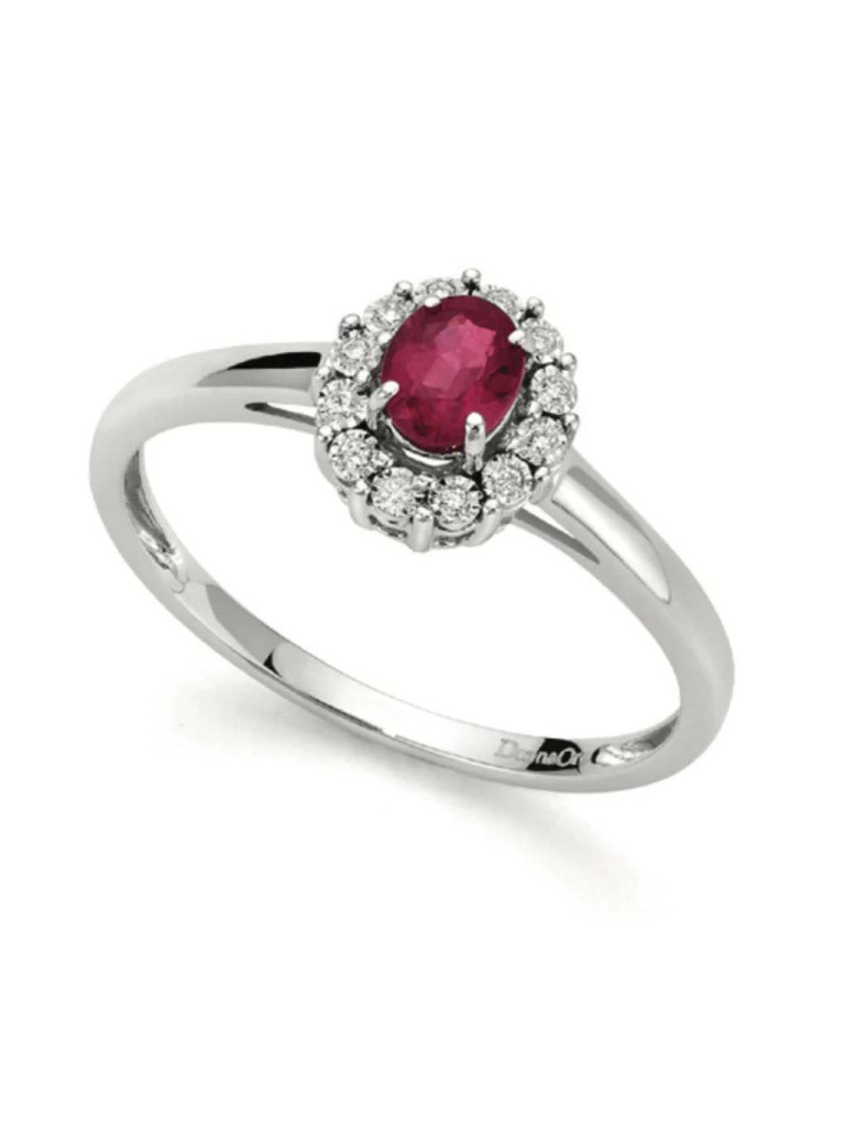 Anello Rubino e Diamanti Donna Oro  DHAR9399.005