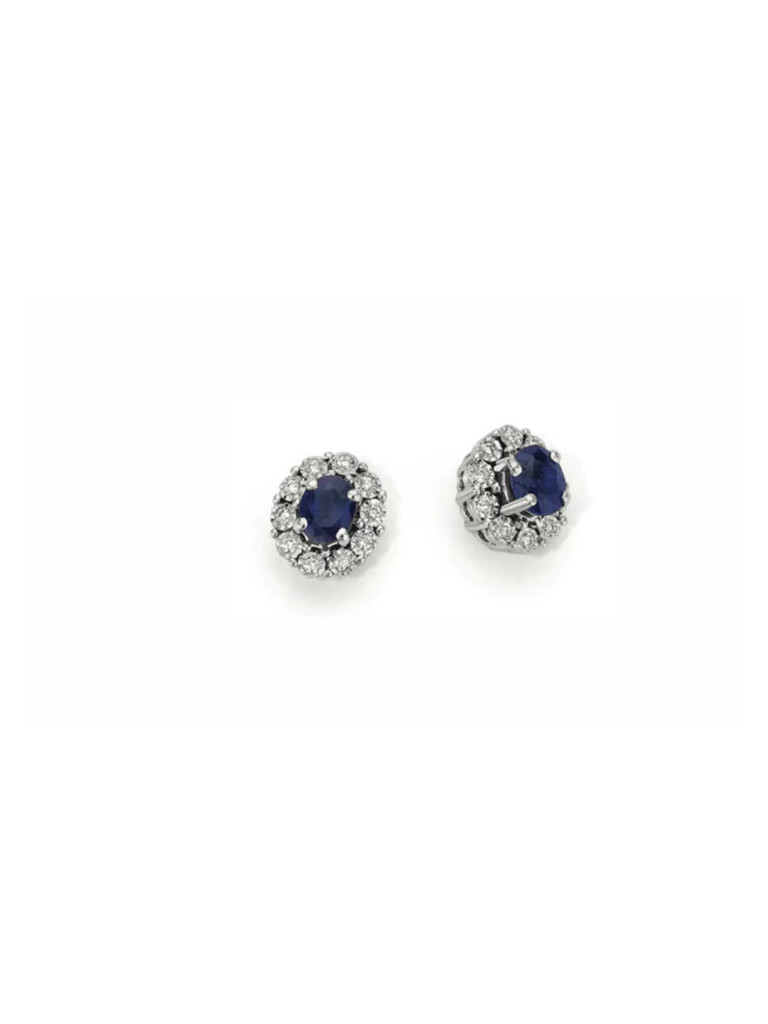 Orecchini Zaffiro e Diamanti Donna Oro DHOZ9400.006