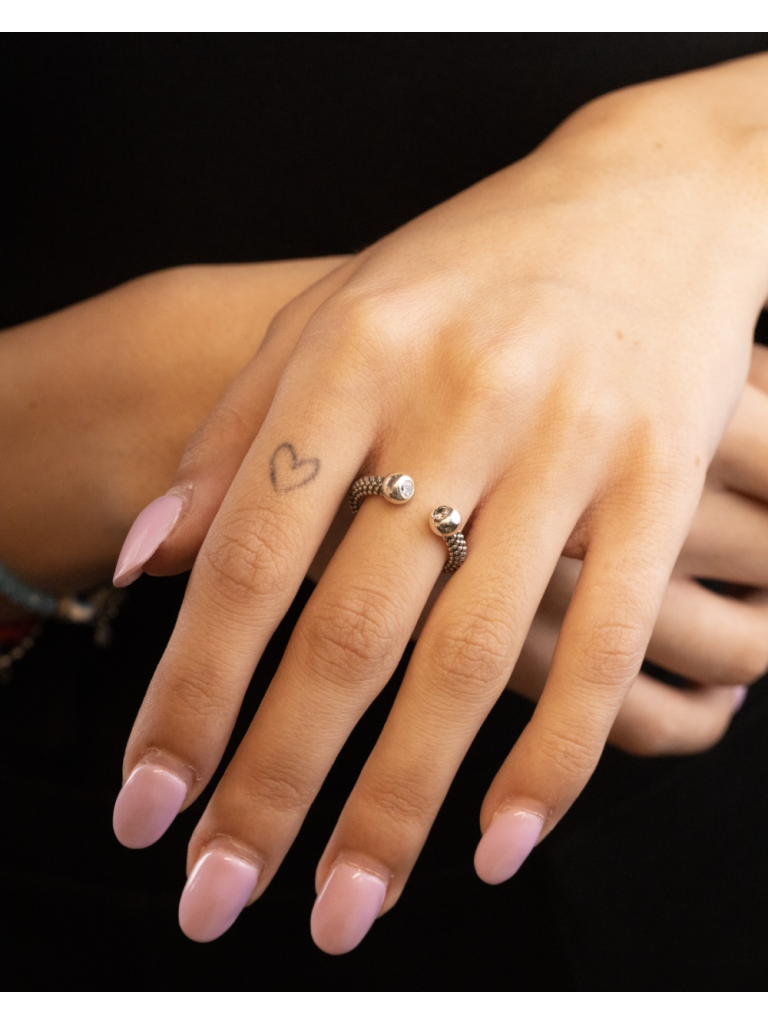 Anello Fedina Piercing Puntinato Nove 25 N25ANEM0610