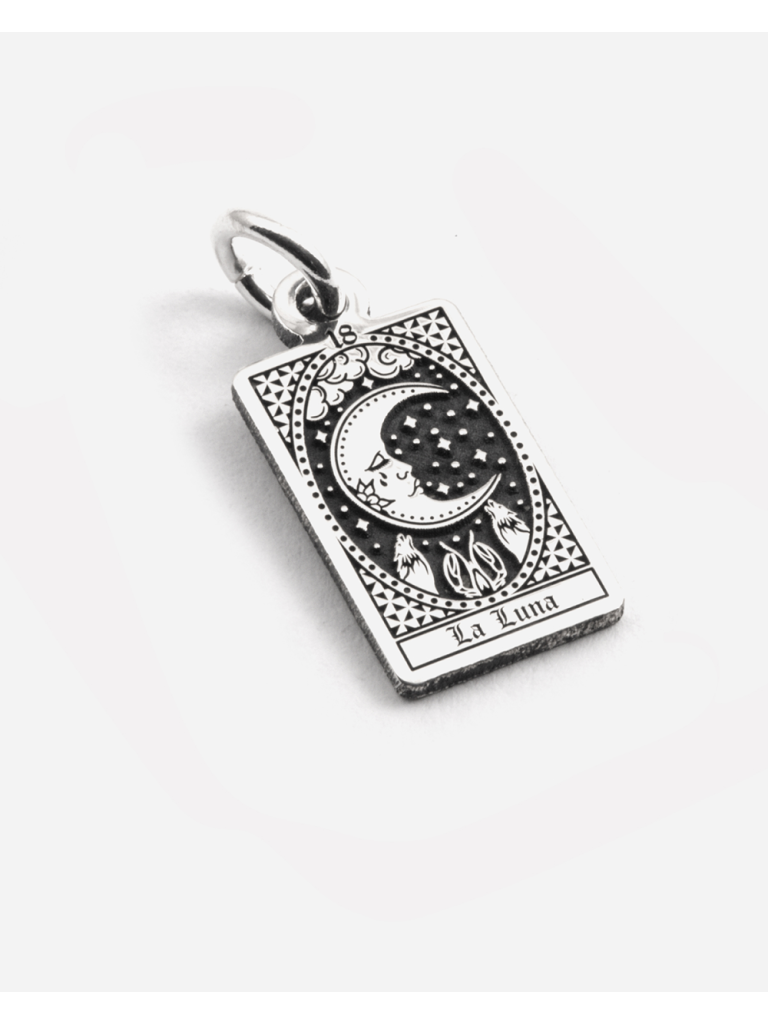 Ciondolo Carta Tarocchi - La Luna Nove25  N25PEN00598