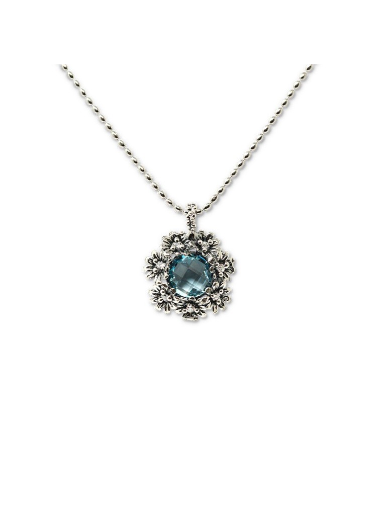 Collana Maestro Riverso Primule Acquamarina  PRM05