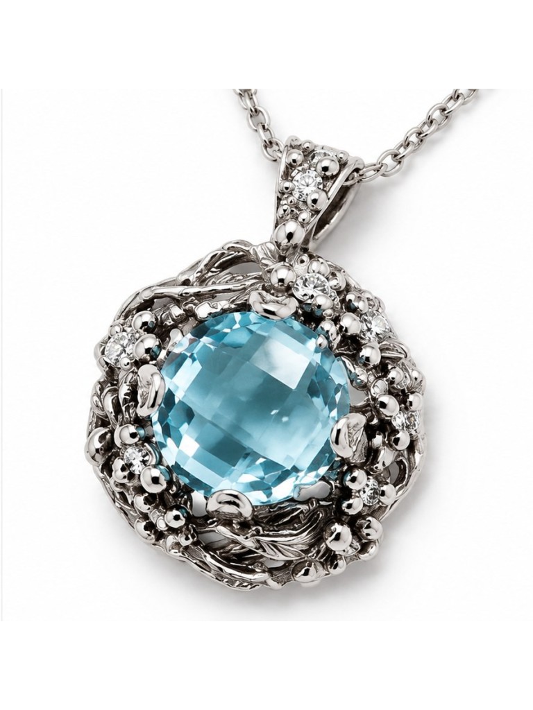 Collana Maestro Riverso Elegance Acquamarina  ELG01