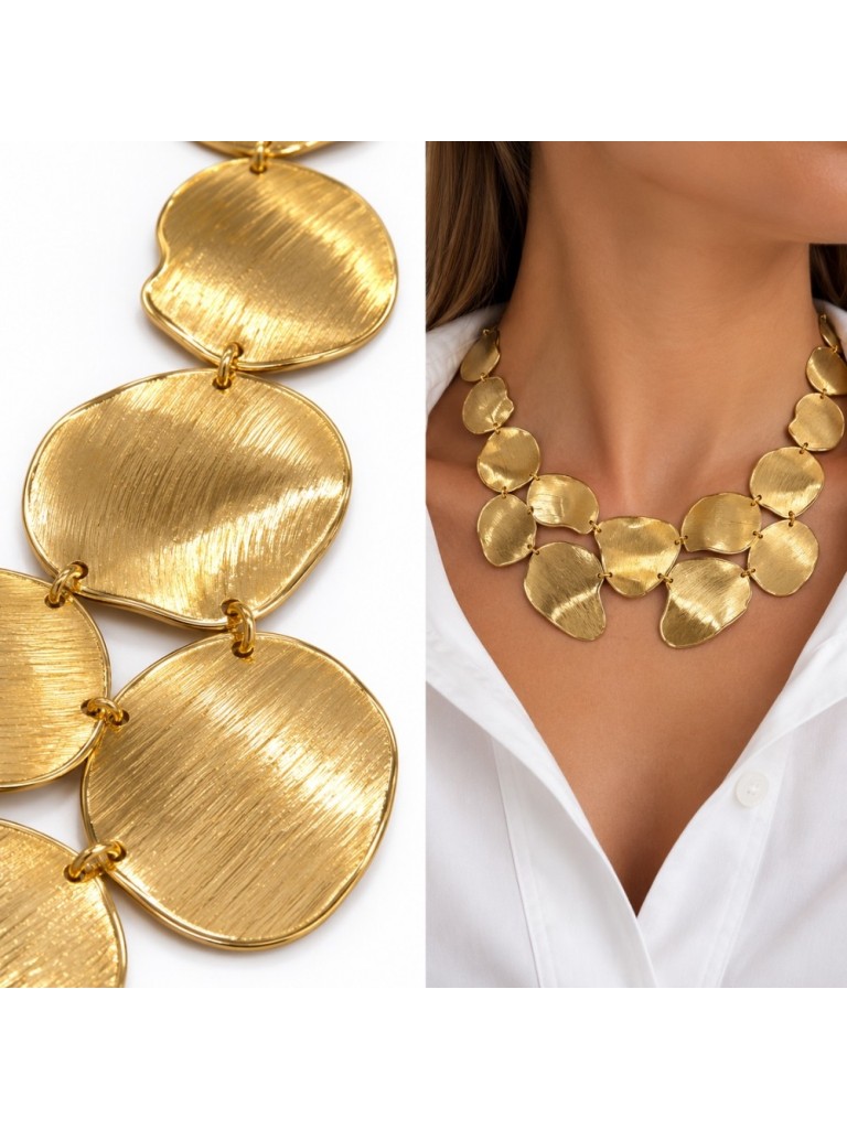 Collana Idandi Girocollo Dorata J3216
