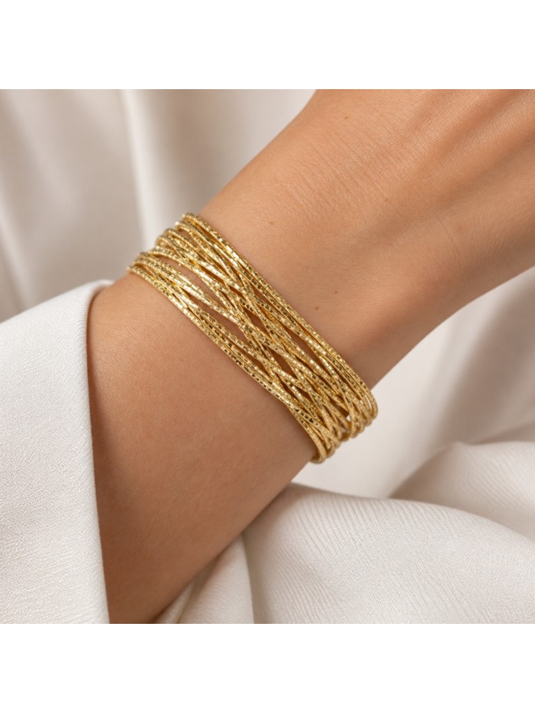 Bracciale Rigido Dorato Idandi  JBR05