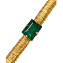 Bracciale Idandi Dorato Pietra Verde JBR89