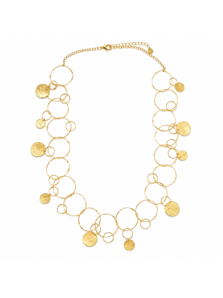 Collana Lunga Idandi Dorata  JCL203