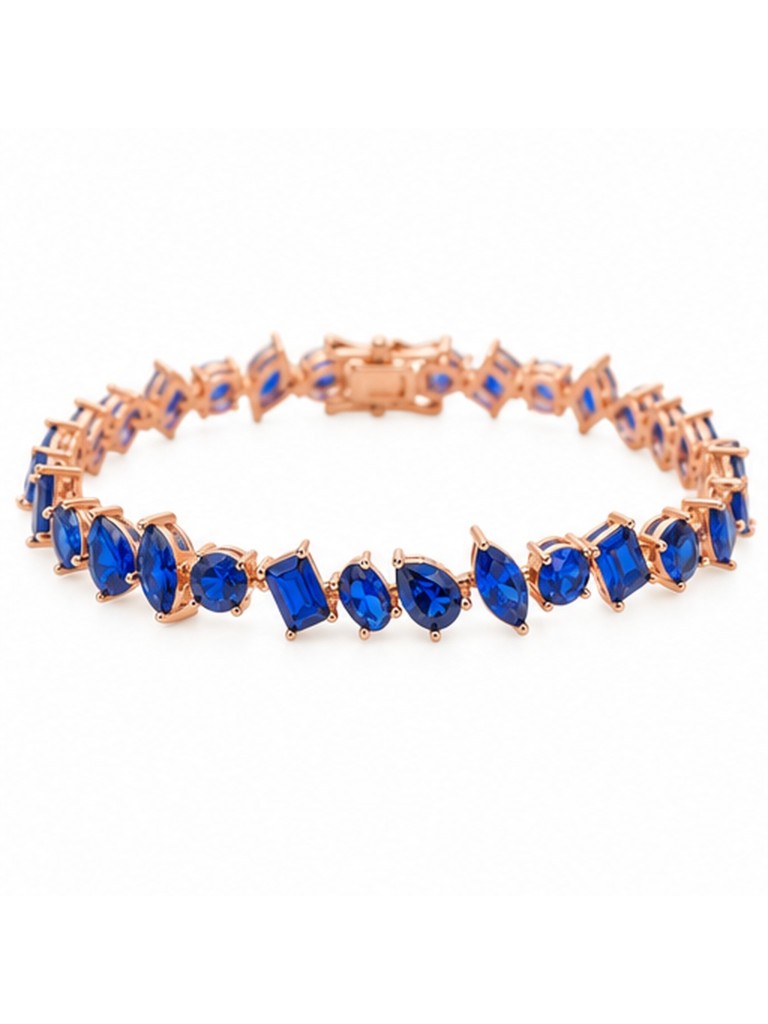 Bracciale Idandi tennis blu  J6020