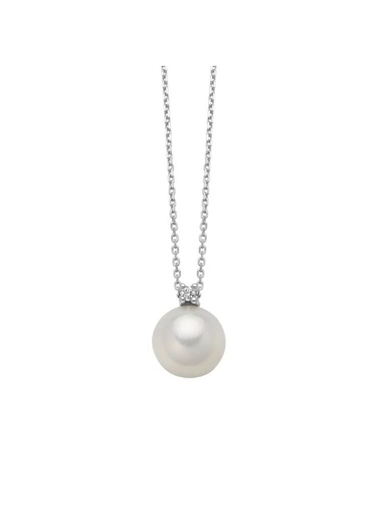 Collana Miluna perla e diamanti  PCL3933