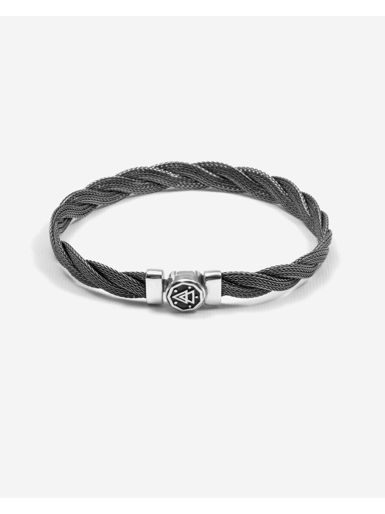 Bracciale Nove25 Treccia Piatta N25BRA00382