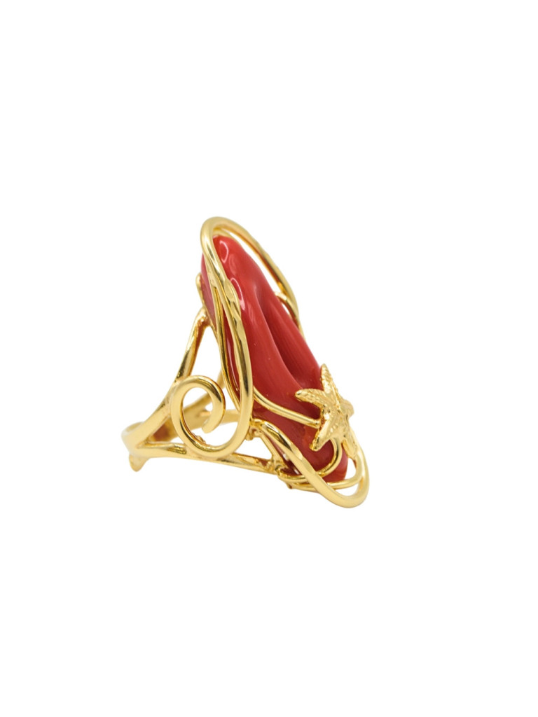 Anello Gaetano Vitiello Corallo Rosso 2295