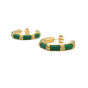 Orecchini Gaetano Vitiello Tennis Malachite 1952