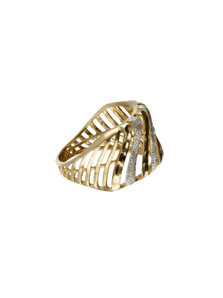 Anello in oro 18kt bicolore AN705