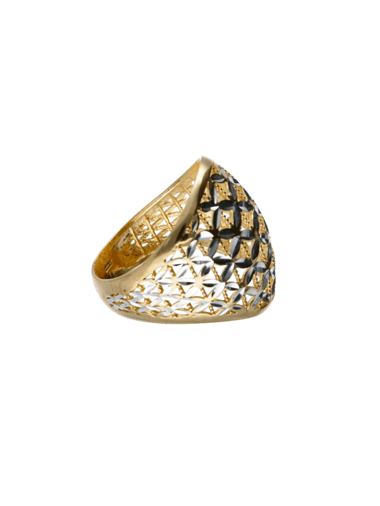 Anello in oro bicolore 18kt AN457