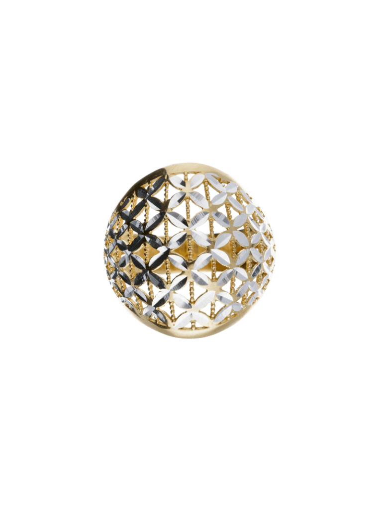 Anello in oro bicolore 18kt AN457