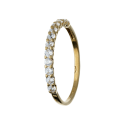Anello veretta in oro giallo 18kt AN487