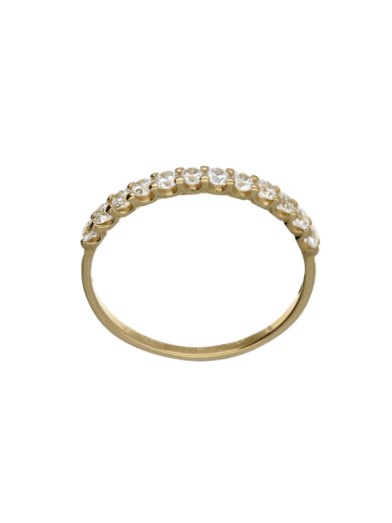 Anello veretta in oro giallo 18kt AN487