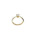 Anello solitario in oro giallo 18kt  AN257