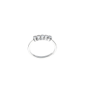 Anello veretta in oro bianco 18kt  AN786