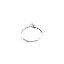 Anello solitario in oro bianco 18kt AN661