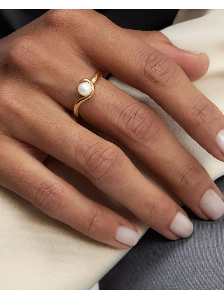 Anello Aura con perla PdPaola ANB1-E98-14