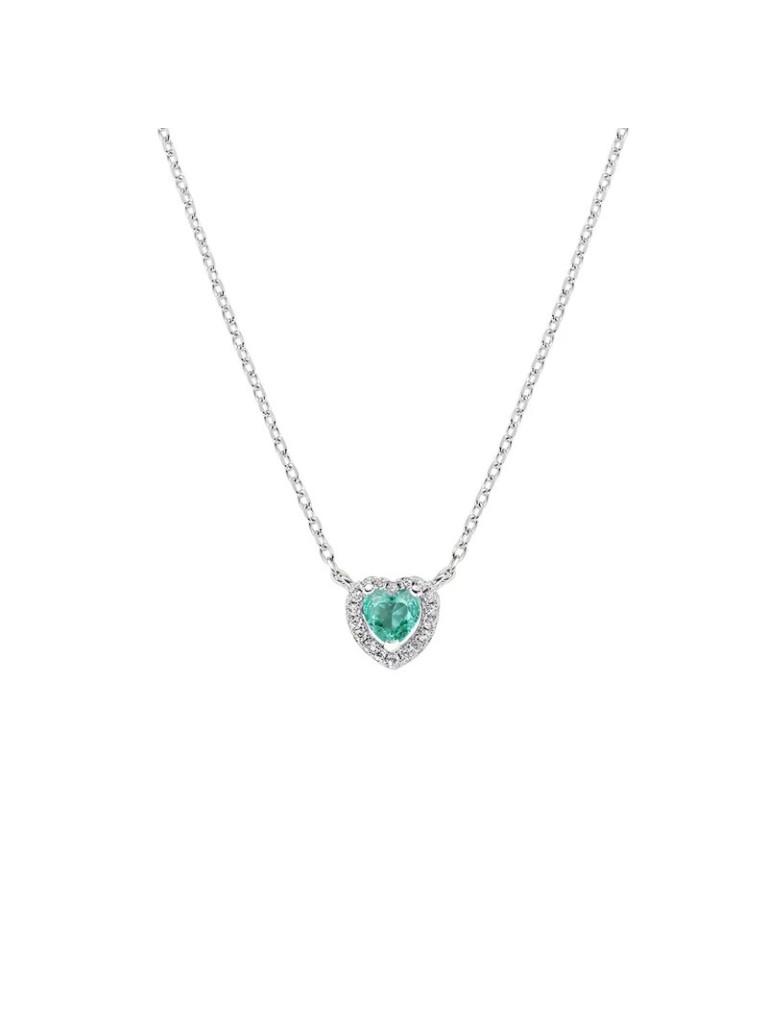 Collana Amen Dolce Cuore Verde Acqua CLTICUBVAZ