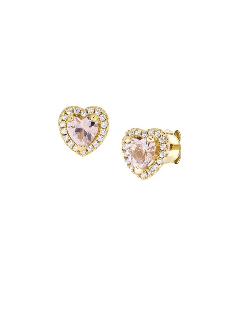 Orecchini Amen Dolce Cuore Rosa Morganite ETICUGMOZ