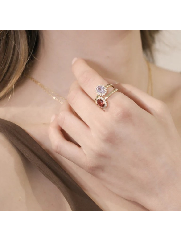Anello Amen Mini Royal Lady Lilla ANLDPGBLA2